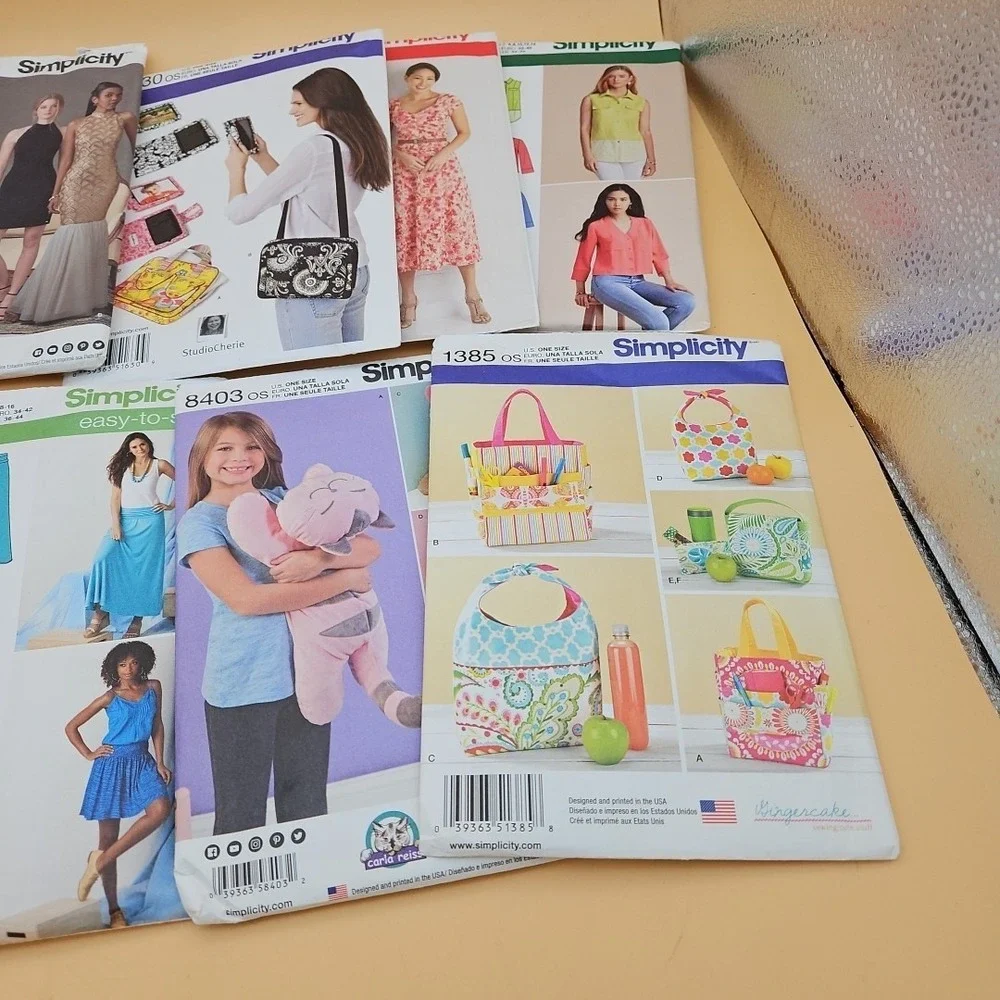 Lot Of 12 Sewing Patterns Simplicity McCall's